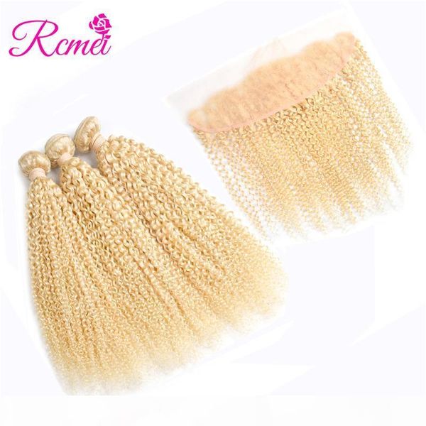 rcmei 613 blonde malaysian kinky curly human hair bundles with lace frontal 4 pcs packge 10-30 inch full of length high quanlity hair, Black;brown
rcmei 613 blonde malaysian kinky curly human hair bundles with lace frontal 4 pcs packge 10-30 inch full of length high quanlity hair, Black;brown
