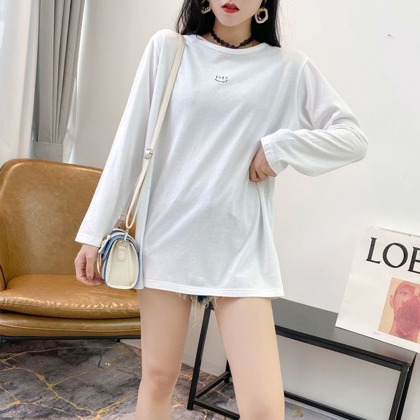 ba2ik 2020 new cotton loose long sleeve coat foreign korean women's style fashion t-shirt sweatert-shirt sweatersweater autumn thin bot, White
ba2ik 2020 new cotton loose long sleeve coat foreign korean women's style fashion t-shirt sweatert-shirt sweatersweater autumn thin bot, White