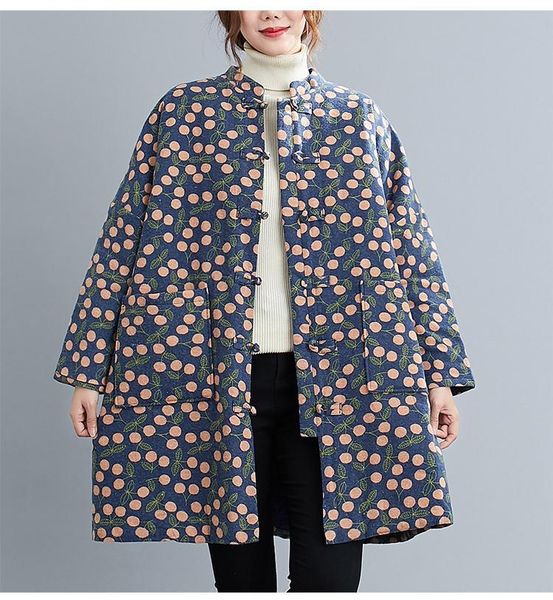 aransue printing matte thickened outwear wool cotton autumn winter new loose large size fashionable women's coat,d968, Black
aransue printing matte thickened outwear wool cotton autumn winter new loose large size fashionable women's coat,d968, Black