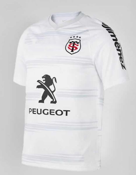 2021 toulouse away s/s rugby shirt size:s-3xl, White;black 
2021 toulouse away s/s rugby shirt size:s-3xl, White;black