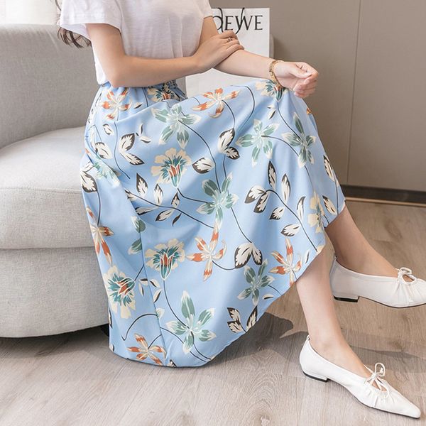 women skirts bohemian long floral printed beach skirts a-line high waist girls skirts elegant female bottom cx200703, Black
women skirts bohemian long floral printed beach skirts a-line high waist girls skirts elegant female bottom cx200703, Black