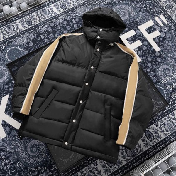 men fashion down coat winter mens jackets long sleeve letter printed with hooded men women fashion clothing parkas reflective, Black
men fashion down coat winter mens jackets long sleeve letter printed with hooded men women fashion clothing parkas reflective, Black
