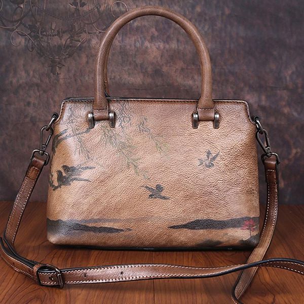женщины посланника плеча crossbody сумки коровьей женский ретро чернил пейзаж картина многослойная из натуральной кожи сумки tote bag
женщины посланника плеча crossbody сумки коровьей женский ретро чернил пейзаж картина многослойная из натуральной кожи сумки tote bag