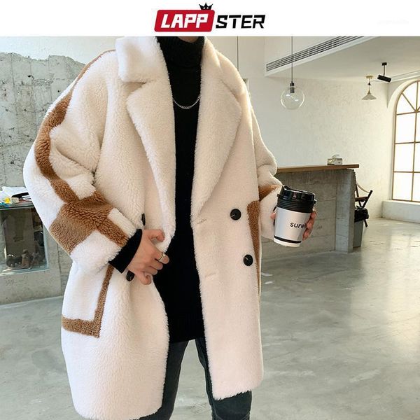 lappster korean men patchwork fur coat 2020 japanese streetwear mens winter warm fake fur jackets male harajuku fashion overcoat1, Black
lappster korean men patchwork fur coat 2020 japanese streetwear mens winter warm fake fur jackets male harajuku fashion overcoat1, Black