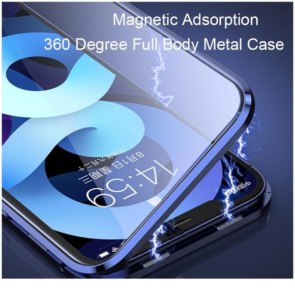 360 magnetic adsorption metal case for iphone 12 mini 12 11 pro xr x xs max double sided glass cover cam wmtoak
360 magnetic adsorption metal case for iphone 12 mini 12 11 pro xr x xs max double sided glass cover cam wmtoak
