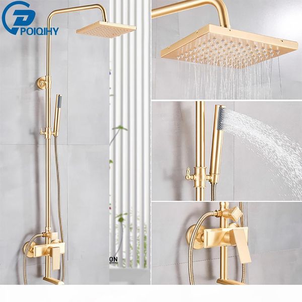 brushed gold shower set bathroom shower faucet mixer bathtub swive spout bath shower mixer tap 8 brass rainfall column bbyczw packing2010
brushed gold shower set bathroom shower faucet mixer bathtub swive spout bath shower mixer tap 8 brass rainfall column bbyczw packing2010
