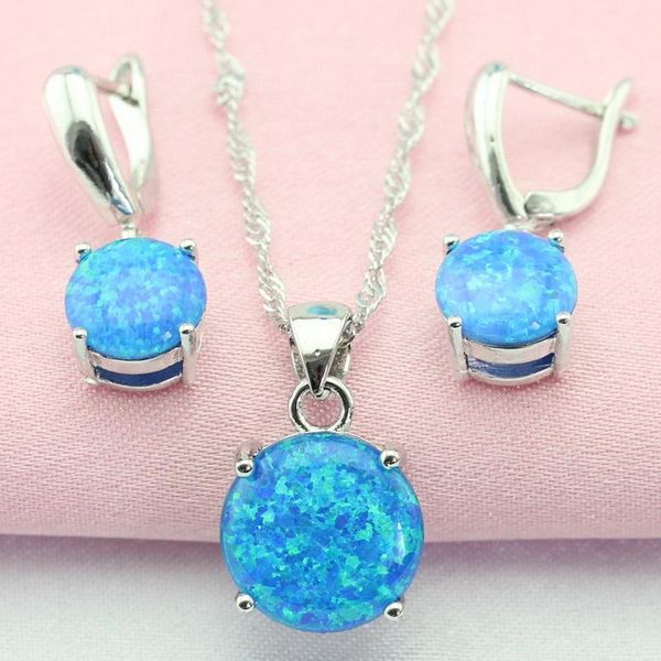 trendy blue australia opal silver color royal jewelry sets drop earrings pendant/necklace for women gift box
trendy blue australia opal silver color royal jewelry sets drop earrings pendant/necklace for women gift box