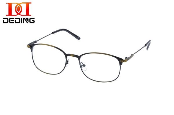 deding men's full frame clear lens glasses metal eyeglasses full spectacle 2 tone color frame myopia glasses 51-19-140mm dd1458, Black
deding men's full frame clear lens glasses metal eyeglasses full spectacle 2 tone color frame myopia glasses 51-19-140mm dd1458, Black