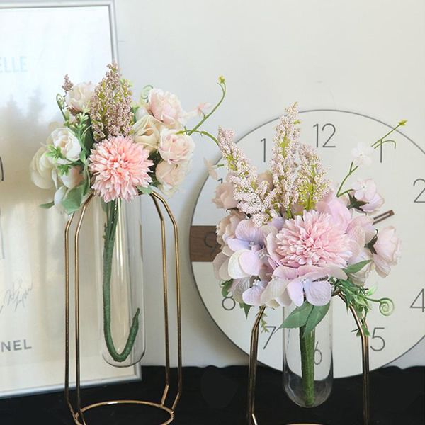 diy wedding decoration bride holding artificial silk flower bouquet for home garden party supply fake rose penoy flower bouquet
diy wedding decoration bride holding artificial silk flower bouquet for home garden party supply fake rose penoy flower bouquet