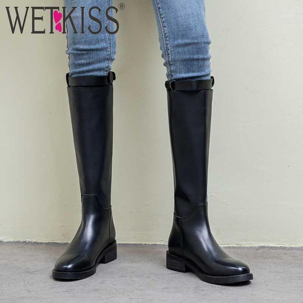 wetkiss motorcycle boots women knee high boot round toe shoes female cow leather shoes ladies thick heels winter 2020 new1, Black
wetkiss motorcycle boots women knee high boot round toe shoes female cow leather shoes ladies thick heels winter 2020 new1, Black