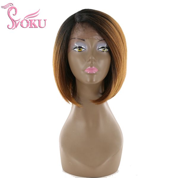 costume accessories bob short side part lace wig ombre golden blonde color synthetic short wigs with baby hair for black women heat resistan, Silver
costume accessories bob short side part lace wig ombre golden blonde color synthetic short wigs with baby hair for black women heat resistan, Silver