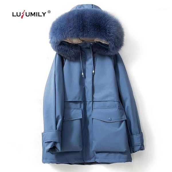 lusumily winter women's down jackets and coats big fur hooded -20 degree white duck down thick parkas sash tie up snow outwear1, Black
lusumily winter women's down jackets and coats big fur hooded -20 degree white duck down thick parkas sash tie up snow outwear1, Black