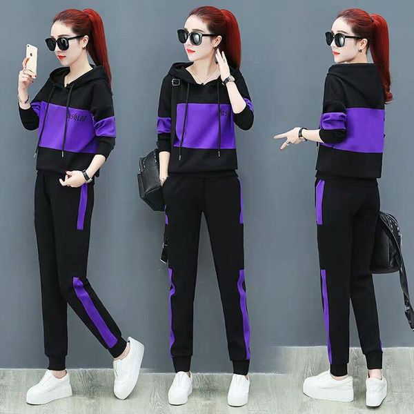 women's tracksuits 2021 spring and autumn running suit, female casual korean-style loose slimming hooded sweater large size two-piece s, Gray
women's tracksuits 2021 spring and autumn running suit, female casual korean-style loose slimming hooded sweater large size two-piece s, Gray