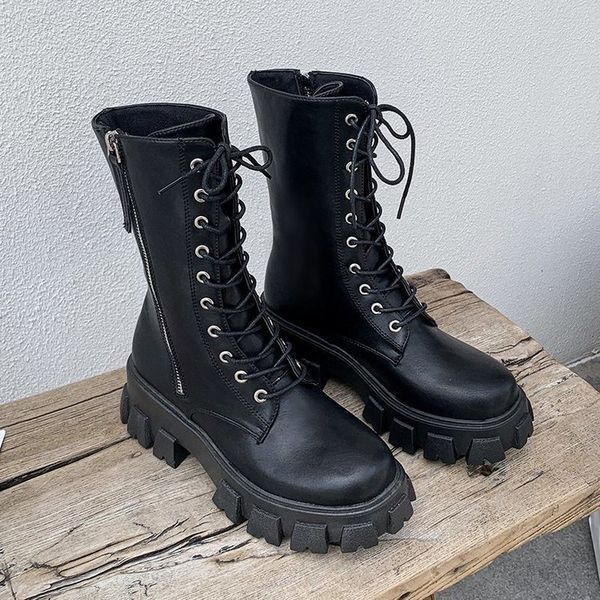 2021 new fashions high-quality leather winter anti-slip women's shoes mid-calf boots mujer x52l, Black
2021 new fashions high-quality leather winter anti-slip women's shoes mid-calf boots mujer x52l, Black