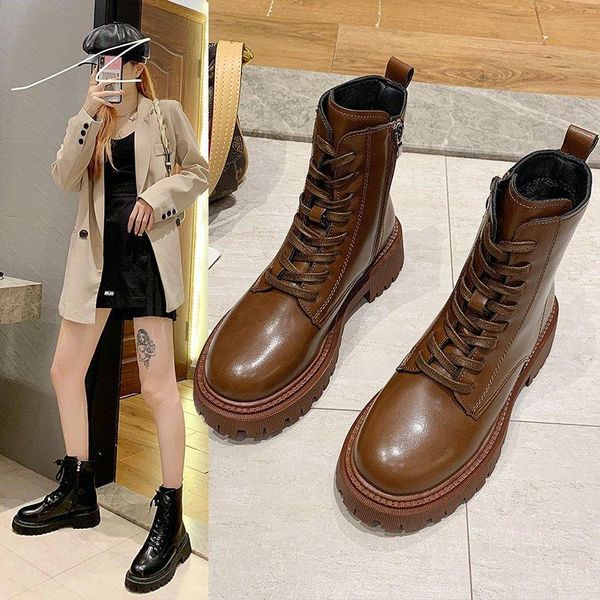 med heel boots female shoes zipper luxury designer round toe boots-women ladies fashion autumn riding rubber ankle rock, Black
med heel boots female shoes zipper luxury designer round toe boots-women ladies fashion autumn riding rubber ankle rock, Black
