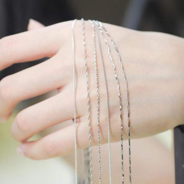 silver color necklace fashion snake chain necklace original basic chain for women girls jewelry making accessories
silver color necklace fashion snake chain necklace original basic chain for women girls jewelry making accessories