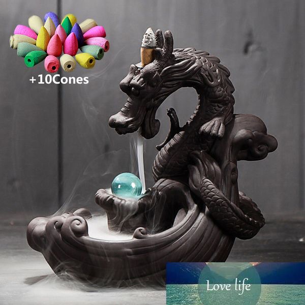 with 10cones ceramic backflow dragon incense burner creative home decor dragon burner censer with lucky crystal ball
with 10cones ceramic backflow dragon incense burner creative home decor dragon burner censer with lucky crystal ball