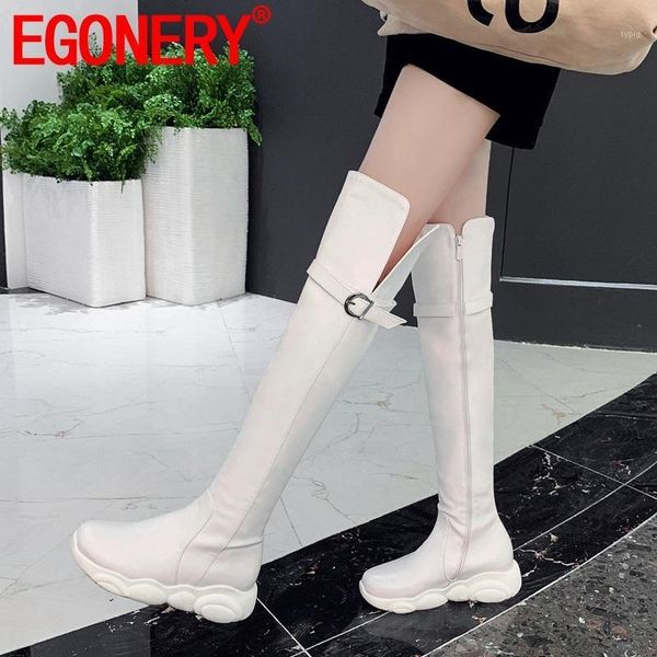 egonery winter new fashion over knee boots outside warm comfortable round toe buckle zip women shoes drop shipping size 32-451, Black
egonery winter new fashion over knee boots outside warm comfortable round toe buckle zip women shoes drop shipping size 32-451, Black