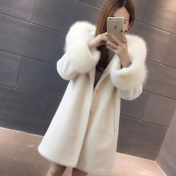 women's fur & faux coat women winter korean fashion hooded thickened slim fit long sleeve lugentolo1, Black
women's fur & faux coat women winter korean fashion hooded thickened slim fit long sleeve lugentolo1, Black