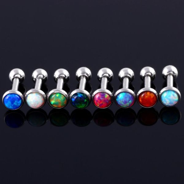 8pcs/lot stainless steel opal stone ear tragus cartilage helix stud piercing earring barbell stud lip piercings body jewelry 16g q jlldcf, Silver
8pcs/lot stainless steel opal stone ear tragus cartilage helix stud piercing earring barbell stud lip piercings body jewelry 16g q jlldcf, Silver