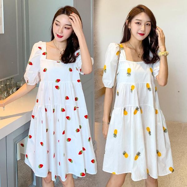 maternity dresses 6150# clothes summer cotton embroidery short sleeve loose stylish dress for pregnant women pregnancy clothes1, White
maternity dresses 6150# clothes summer cotton embroidery short sleeve loose stylish dress for pregnant women pregnancy clothes1, White