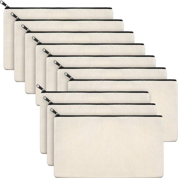 10pcs canvas makeup bags canvas zipper pouch bags pencil case blank diy craft cosmetic pouch for travel diy craft school
10pcs canvas makeup bags canvas zipper pouch bags pencil case blank diy craft cosmetic pouch for travel diy craft school