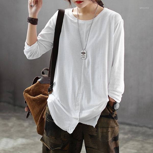 easehut 100% cotton t-shirts for women white solid patchwork long sleeve casual basic tees spring summer tunic lady t-shirt1
easehut 100% cotton t-shirts for women white solid patchwork long sleeve casual basic tees spring summer tunic lady t-shirt1