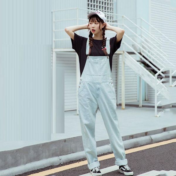 white hip hop denim bib female high waist loose jumpsuit large size overalls ladies denim trousers more size s-4xl 5xl, Black;white
white hip hop denim bib female high waist loose jumpsuit large size overalls ladies denim trousers more size s-4xl 5xl, Black;white