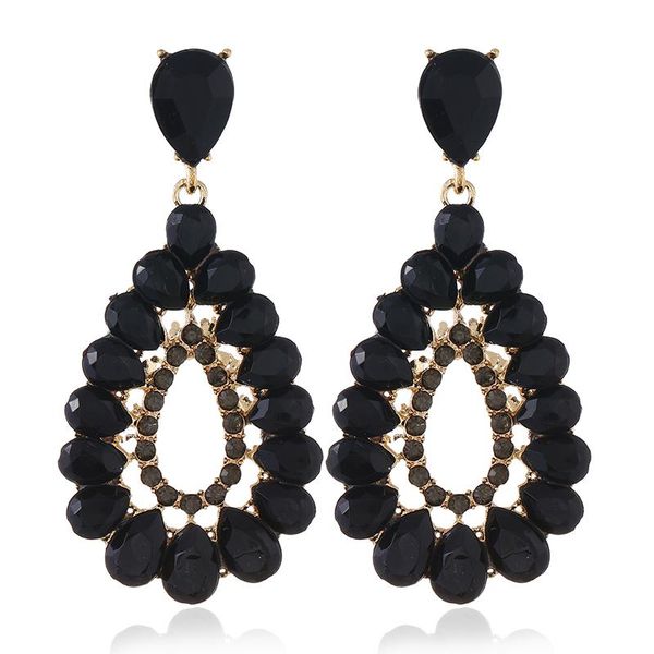 new fashion resin rhinestone water drop earrings for women jewelry accessories minimalist earrings pendientes largos ae107, Silver
new fashion resin rhinestone water drop earrings for women jewelry accessories minimalist earrings pendientes largos ae107, Silver