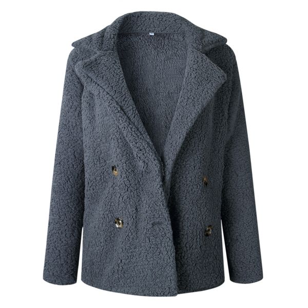 plus size women autumn winter coat lapel pocket button long sleeves warm solid color woolen outwear jacket 2020 arrivalx1020, Black
plus size women autumn winter coat lapel pocket button long sleeves warm solid color woolen outwear jacket 2020 arrivalx1020, Black