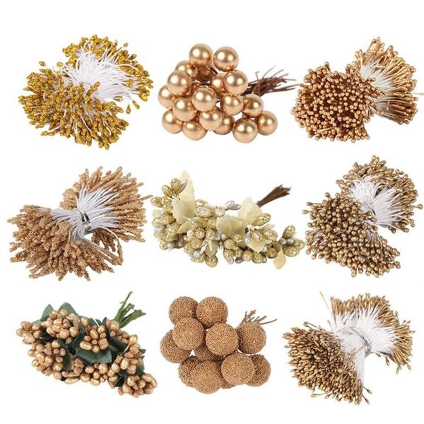 decorative flowers & wreaths 1 bouquet golden artificial flower stamen diy foam handmade floral craft material garden party wedding festival
decorative flowers & wreaths 1 bouquet golden artificial flower stamen diy foam handmade floral craft material garden party wedding festival