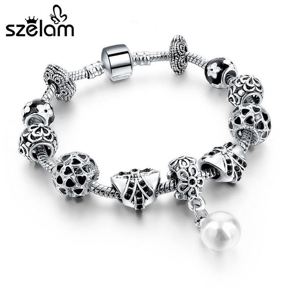 charm bracelets european style tibetan silver color crystal for women original diy jewelry & bangle sbr160041, Golden;silver
charm bracelets european style tibetan silver color crystal for women original diy jewelry & bangle sbr160041, Golden;silver