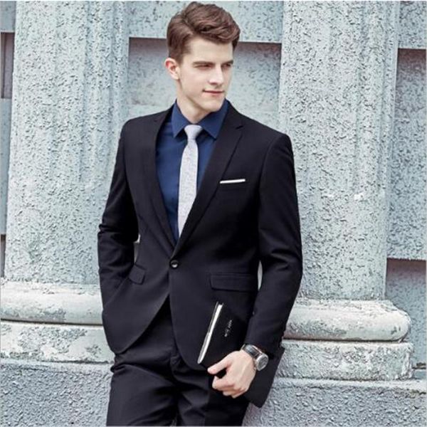 men's suits & blazers 2021 classic black bridgegroom men for wedding 2pieces(jacket+pant+tie) terno masculino trajes de hombre custom b, White;black
men's suits & blazers 2021 classic black bridgegroom men for wedding 2pieces(jacket+pant+tie) terno masculino trajes de hombre custom b, White;black