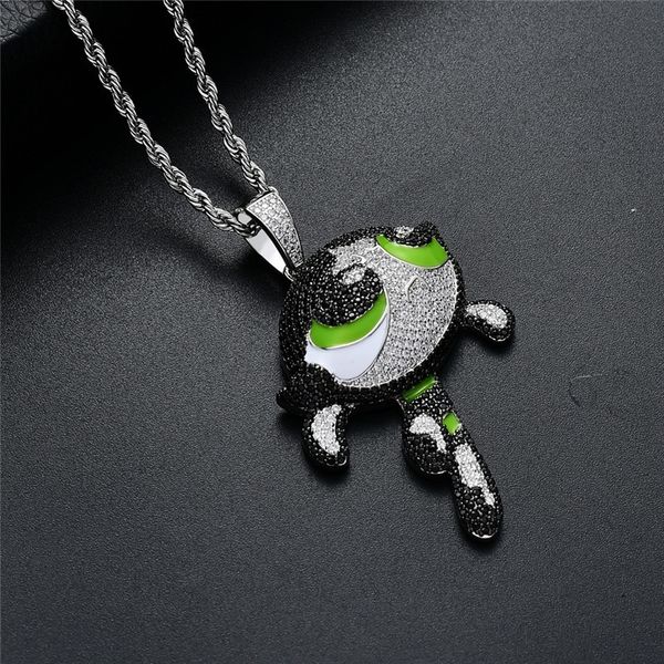 bling iced out cartoon the powerpuff girls pendants micro paved zircon necklace for men women hip hop jewelry gifts 201014, Silver
bling iced out cartoon the powerpuff girls pendants micro paved zircon necklace for men women hip hop jewelry gifts 201014, Silver
