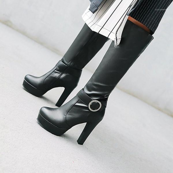 boots pxelena thin high heels knee women fashion office party date dress long ladies shoes buckle side zipper 34-431, Black
boots pxelena thin high heels knee women fashion office party date dress long ladies shoes buckle side zipper 34-431, Black