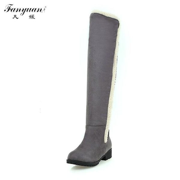 2020 new arrival autumn/winter women's slim mixed colors flock square heel over-the-knee fashion round toe boots, Black
2020 new arrival autumn/winter women's slim mixed colors flock square heel over-the-knee fashion round toe boots, Black