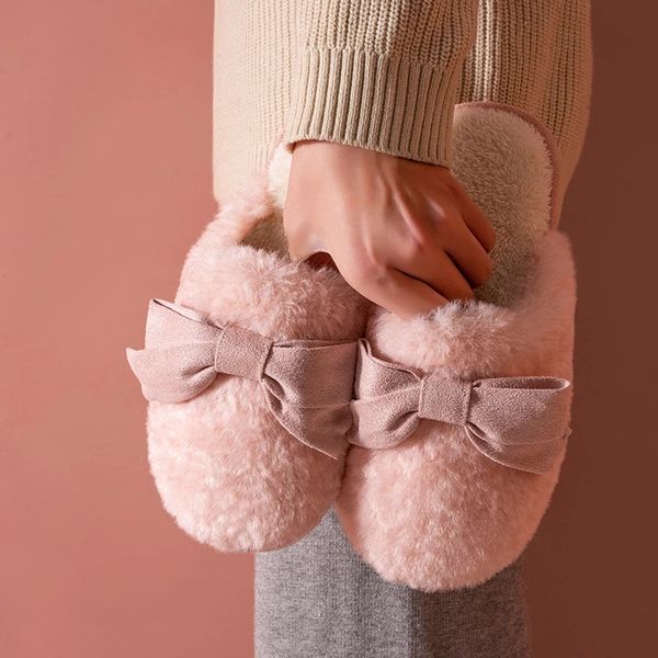 cute bow fur slippers for women winter new warm flock plush bedroom ladies flat shoes house couples furry slippers #lo4c, Black
cute bow fur slippers for women winter new warm flock plush bedroom ladies flat shoes house couples furry slippers #lo4c, Black