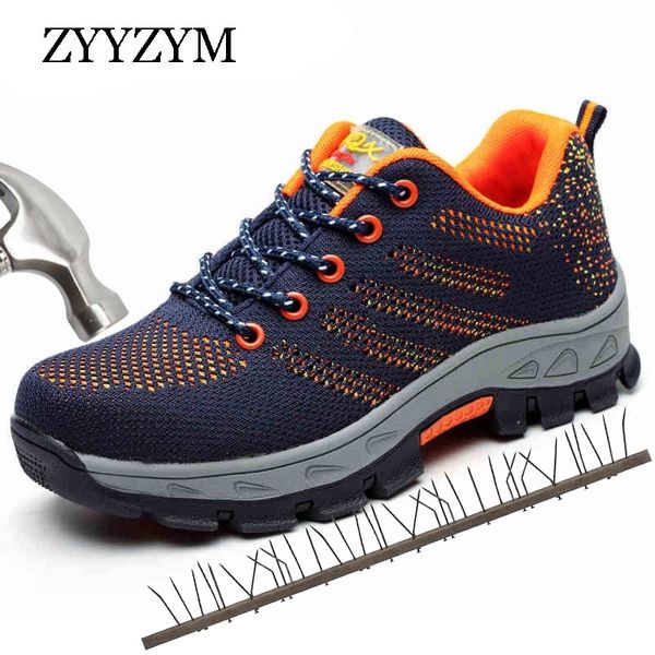 zyyzym men working safety boots plus size outdoor steel toe breathable sneakers protective puncture proof safety shoes for men y200915, Black;brown
zyyzym men working safety boots plus size outdoor steel toe breathable sneakers protective puncture proof safety shoes for men y200915, Black;brown