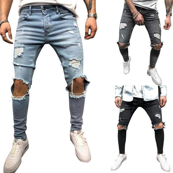 skinny blue color shredded denim pants broken fashion menme homme hip hop jeans streetwear punk vintage male jeans1
skinny blue color shredded denim pants broken fashion menme homme hip hop jeans streetwear punk vintage male jeans1