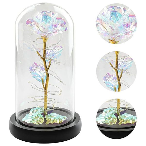 valentine's day color gold foil rose flower glass cover decoration ornaments with lamp artificial flower decoration lamp blue 2
valentine's day color gold foil rose flower glass cover decoration ornaments with lamp artificial flower decoration lamp blue 2