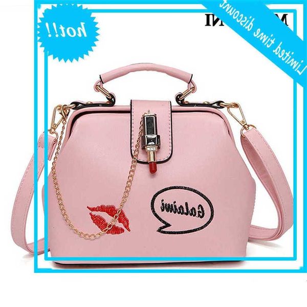 new leather women's shoulder arts crossbody handbag embroidered lipstick chain designer bags for women 2019 
new leather women's shoulder arts crossbody handbag embroidered lipstick chain designer bags for women 2019