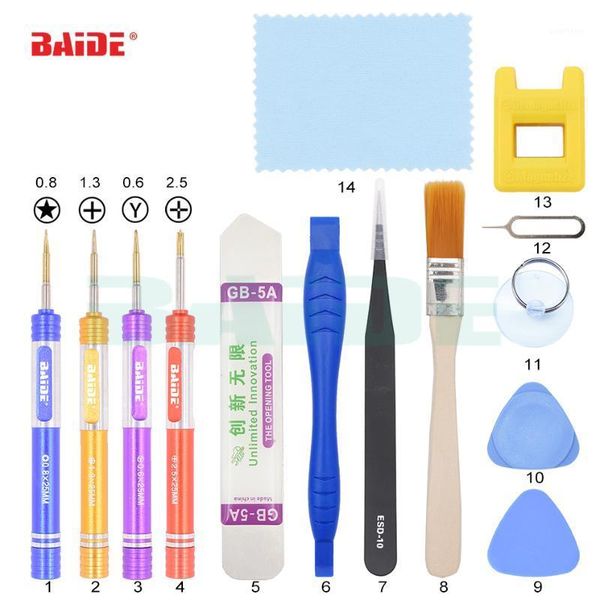 14 in 1 mobile phone repair tools kit pry open tool screwdriver set for 7 6 5 samsung pad 100set/lot1
14 in 1 mobile phone repair tools kit pry open tool screwdriver set for 7 6 5 samsung pad 100set/lot1