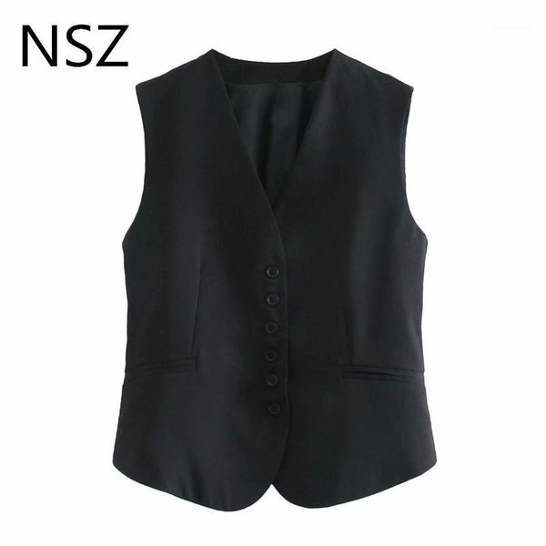 nsz women black sleeveless blazer jacket elegant vest crop waistcoat business tank fall fashion1, Black;white
nsz women black sleeveless blazer jacket elegant vest crop waistcoat business tank fall fashion1, Black;white