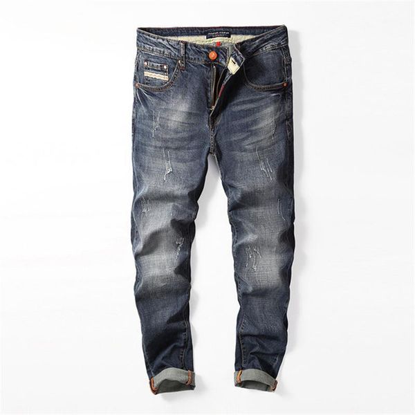 men's jeans mens casual high stretch classic scratched slim denim male fit straight soft cotton size 28-40 aa114621, Blue
men's jeans mens casual high stretch classic scratched slim denim male fit straight soft cotton size 28-40 aa114621, Blue