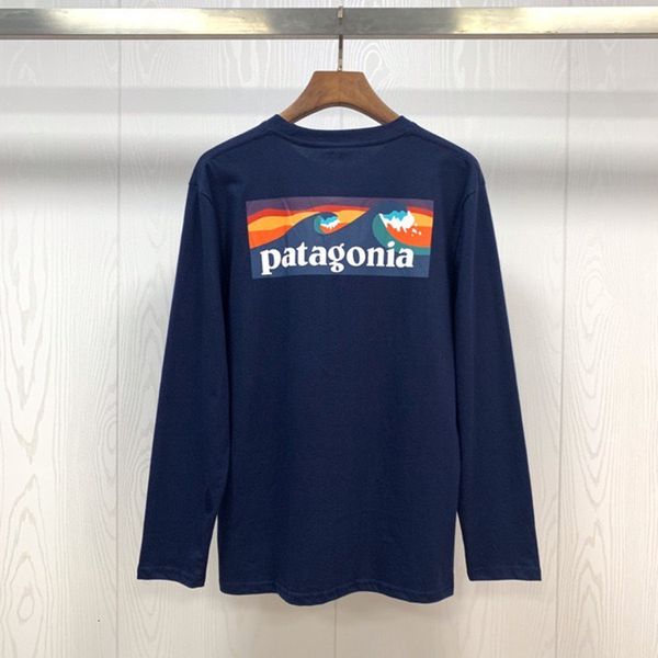 patagonia wave print long sleeve t-shirt for lovers, Black
patagonia wave print long sleeve t-shirt for lovers, Black