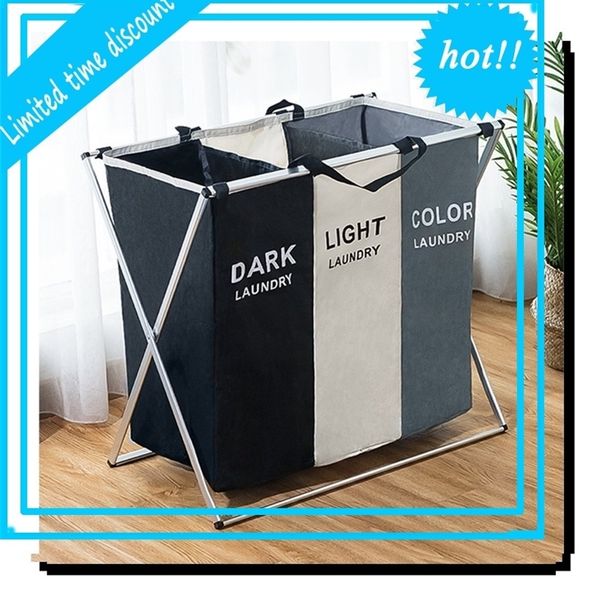 foldable dirty organizer x-shape printed collapsible three grid home hamper sorter laundry basket large t200115 
foldable dirty organizer x-shape printed collapsible three grid home hamper sorter laundry basket large t200115