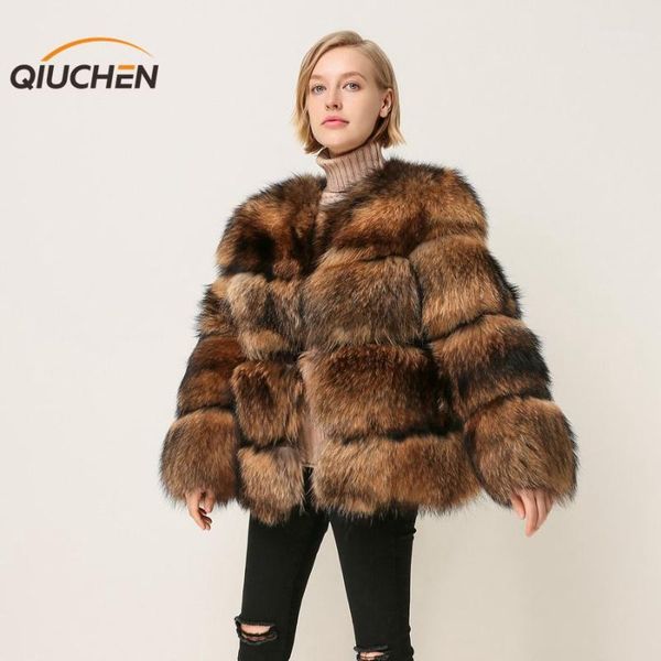qiuchen pj1874 new arrival real raccoon fur jacket fashion women winter outwear jakcet1, Black
qiuchen pj1874 new arrival real raccoon fur jacket fashion women winter outwear jakcet1, Black
