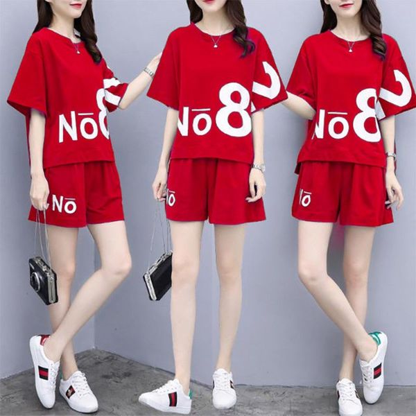 two t-shirt shorts and piece suit 2020 summer new women's shorts temperament fashion small fragrance short sleeve t-shirt women's, Gray
two t-shirt shorts and piece suit 2020 summer new women's shorts temperament fashion small fragrance short sleeve t-shirt women's, Gray