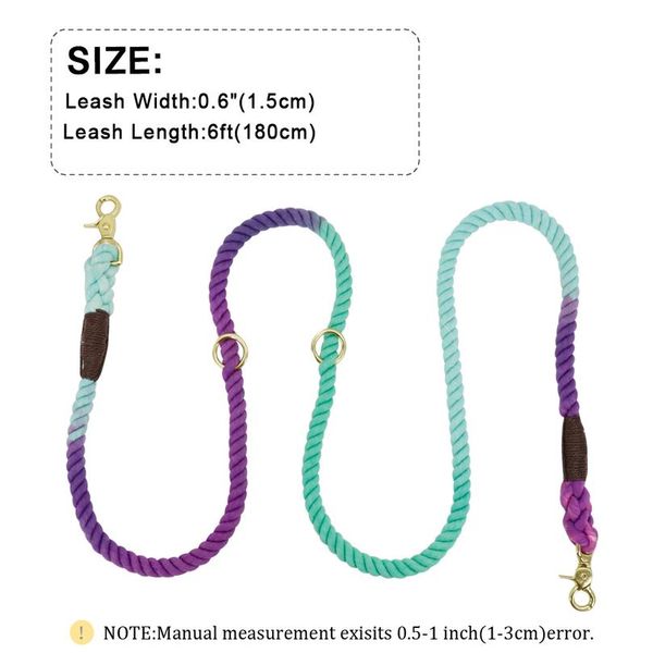 multifunctional nylon dog leash pet dog leash walking training lead cats dogs leashes strap long dog belt rope 6ft sqcmhk
multifunctional nylon dog leash pet dog leash walking training lead cats dogs leashes strap long dog belt rope 6ft sqcmhk