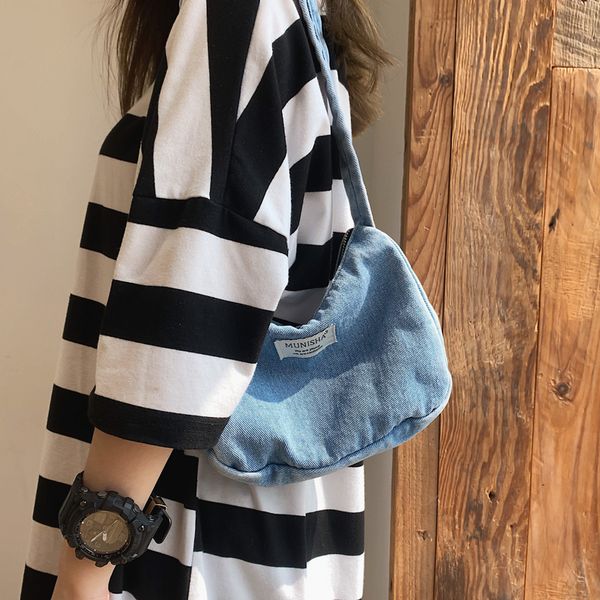 retro denim women messenger handbags sac subaxillary bags street casual solid zipper shoulder bags bolsa mujer 2020 new c0125
retro denim women messenger handbags sac subaxillary bags street casual solid zipper shoulder bags bolsa mujer 2020 new c0125